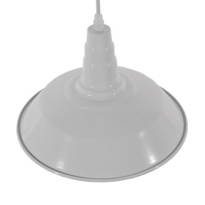 glo-01044-01044_4 GLOBOSTAR® RAY 01044 VINTAGE ΚΡΕΜΑΣΤΟ ΦΩΤΙΣΤΙΚΟ ΚΑΜΠΑΝΑ ΜΟΝΟΦΩΤΟ 1 X E27 IP20 ΛΕΥΚΟ ΜΕΤΑΛΛ