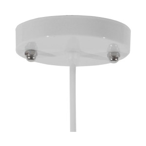 glo-01044-01044_7 GLOBOSTAR® RAY 01044 VINTAGE ΚΡΕΜΑΣΤΟ ΦΩΤΙΣΤΙΚΟ ΚΑΜΠΑΝΑ ΜΟΝΟΦΩΤΟ 1 X E27 IP20 ΛΕΥΚΟ ΜΕΤΑΛΛ