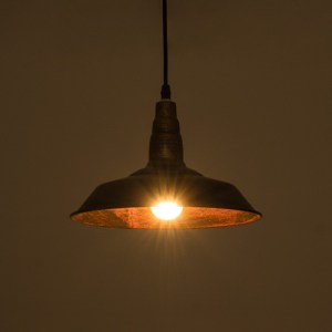 glo-01047-01047_3 GLOBOSTAR® RAY 01047 VINTAGE ΚΡΕΜΑΣΤΟ ΦΩΤΙΣΤΙΚΟ ΚΑΜΠΑΝΑ ΜΟΝΟΦΩΤΟ 1 X E27 IP20 ΧΑΛΚΙΝΟ ΜΕΤΑ
