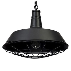 glo-01048-01048_0 GLOBOSTAR® BARN 01048 VINTAGE ΚΡΕΜΑΣΤΟ ΦΩΤΙΣΤΙΚΟ ΚΑΜΠΑΝΑ ΜΟΝΟΦΩΤΟ 1 X E27 IP20 ΜΑΥΡΟ ΜΕΤΑΛ