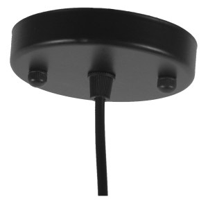 glo-01049-01049_7 GLOBOSTAR® RAY 01049 VINTAGE ΚΡΕΜΑΣΤΟ ΦΩΤΙΣΤΙΚΟ ΚΑΜΠΑΝΑ ΜΟΝΟΦΩΤΟ 1 X E27 IP20 ΜΑΥΡΟ ΜΕΤΑΛΛ