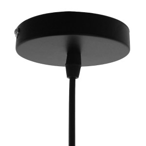 glo-01050-01050_7 GLOBOSTAR® RAY 01050 VINTAGE ΚΡΕΜΑΣΤΟ ΦΩΤΙΣΤΙΚΟ ΚΑΜΠΑΝΑ ΜΟΝΟΦΩΤΟ 1 X E27 IP20 ΜΑΥΡΟ ΜΕΤΑΛΛ