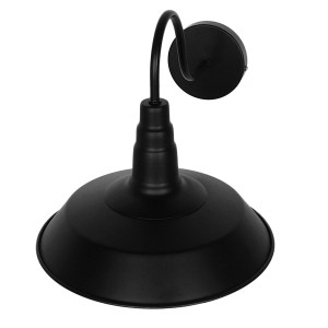 glo-01065-01065_5 GLOBOSTAR® SORD 01065 VINTAGE ΕΠΙΤΟΙΧΙΟ ΦΩΤΙΣΤΙΚΟ ΑΠΛΙΚΑ ΜΟΝΟΦΩΤΟ 1 X E27 IP20 ΜΑΥΡΟ ΜΕΤΑΛ