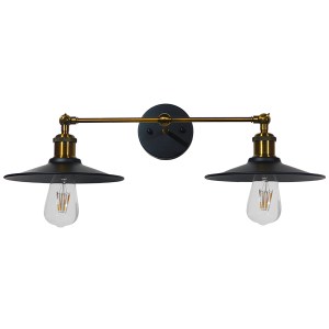 glo-01069-01069_002 GLOBOSTAR® MINIMALL 01069 VINTAGE ΦΩΤΙΣΤΙΚΟ ΤΟΙΧΟΥ - ΑΠΛΙΚΑ ΜΕ ΝΤΟΥΙ 2 X E27 AC 220-240V I
