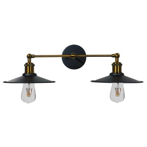 glo-01069-01069_2 GLOBOSTAR® MINIMALL 01069 VINTAGE ΦΩΤΙΣΤΙΚΟ ΤΟΙΧΟΥ - ΑΠΛΙΚΑ ΜΕ ΝΤΟΥΙ 2 X E27 AC 220-240V I