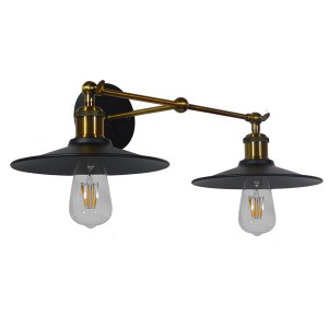 glo-01069-01069_4 GLOBOSTAR® MINIMALL 01069 VINTAGE ΦΩΤΙΣΤΙΚΟ ΤΟΙΧΟΥ - ΑΠΛΙΚΑ ΜΕ ΝΤΟΥΙ 2 X E27 AC 220-240V I