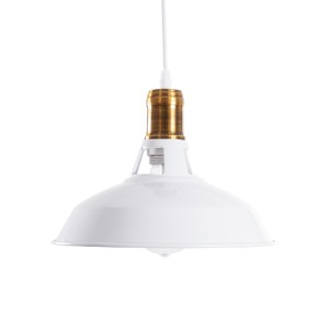 glo-01072-01072_5 GLOBOSTAR® ANER 01072 VINTAGE ΚΡΕΜΑΣΤΟ ΦΩΤΙΣΤΙΚΟ ΚΑΜΠΑΝΑ ΜΟΝΟΦΩΤΟ 1 X E27 IP20 ΛΕΥΚΟ & ΧΡΥ