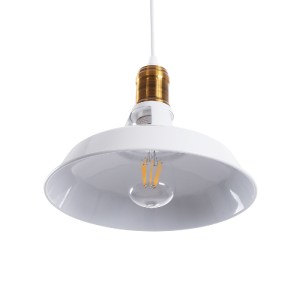 glo-01072-01072_7 GLOBOSTAR® ANER 01072 VINTAGE ΚΡΕΜΑΣΤΟ ΦΩΤΙΣΤΙΚΟ ΚΑΜΠΑΝΑ ΜΟΝΟΦΩΤΟ 1 X E27 IP20 ΛΕΥΚΟ & ΧΡΥ