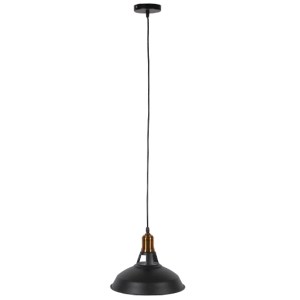 glo-01073-01073_001 GLOBOSTAR® ANER 01073 VINTAGE ΚΡΕΜΑΣΤΟ ΦΩΤΙΣΤΙΚΟ ΚΑΜΠΑΝΑ ΜΟΝΟΦΩΤΟ 1 X E27 IP20 ΜΑΥΡΟ & ΧΡΥ