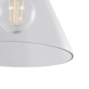 glo-01074-01074_6 GLOBOSTAR® LYDIA 01074 VINTAGE ΕΠΙΤΟΙΧΙΟ ΦΩΤΙΣΤΙΚΟ ΑΠΛΙΚΑ ΜΟΝΟΦΩΤΟ 1 X E27 IP20 ΜΑΥΡΟ & ΧΡ