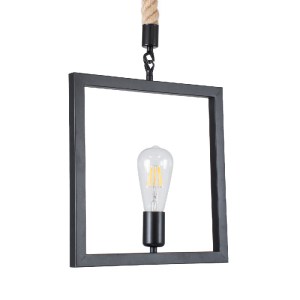glo-01077-01077_0 GLOBOSTAR® FRAISE 01077 VINTAGE ΚΡΕΜΑΣΤΟ ΦΩΤΙΣΤΙΚΟ ΑΝΑΡΤΗΣΗ ΜΟΝΟΦΩΤΟ 1 X E27 IP20 ΜΑΥΡΟ ΜΕ