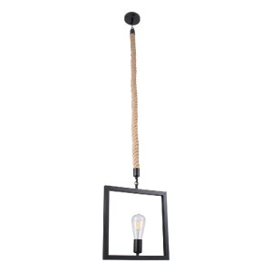 glo-01077-01077_3 GLOBOSTAR® FRAISE 01077 VINTAGE ΚΡΕΜΑΣΤΟ ΦΩΤΙΣΤΙΚΟ ΑΝΑΡΤΗΣΗ ΜΟΝΟΦΩΤΟ 1 X E27 IP20 ΜΑΥΡΟ ΜΕ