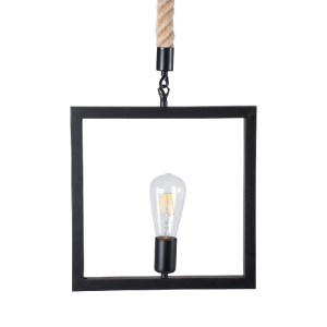 glo-01077-01077_4 GLOBOSTAR® FRAISE 01077 VINTAGE ΚΡΕΜΑΣΤΟ ΦΩΤΙΣΤΙΚΟ ΑΝΑΡΤΗΣΗ ΜΟΝΟΦΩΤΟ 1 X E27 IP20 ΜΑΥΡΟ ΜΕ