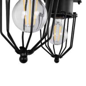 glo-01079-01079_6 GLOBOSTAR® TORO 01079 VINTAGE ΕΠΙΤΟΙΧΙΟ ΦΩΤΙΣΤΙΚΟ ΑΠΛΙΚΑ ΔΙΦΩΤΟ 2 X E27 IP20 ΜΑΥΡΟ ΜΕΤΑΛΛΟ