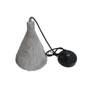 glo-01080-01080_9 GLOBOSTAR® VOLCANO 01080 ΜΟΝΤΕΡΝΟ ΚΡΕΜΑΣΤΟ ΦΩΤΙΣΤΙΚΟ ΚΑΜΠΑΝΑ ΜΟΝΟΦΩΤΟ 1 X E27 IP20 ΓΚΡΙ ΤΣ