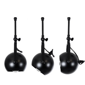 glo-01081-01081_6 GLOBOSTAR® CANNES 01081 ΜΟΝΤΕΡΝΟ ΦΩΤΙΣΤΙΚΟ ΟΡΟΦΗΣ ΡΑΓΑ ΔΙΦΩΤΟ 2 X E27 IP20 ΜΑΥΡΟ ΜΕΤΑΛΛΟ -