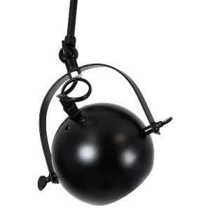 glo-01081-01081_8 GLOBOSTAR® CANNES 01081 ΜΟΝΤΕΡΝΟ ΦΩΤΙΣΤΙΚΟ ΟΡΟΦΗΣ ΡΑΓΑ ΔΙΦΩΤΟ 2 X E27 IP20 ΜΑΥΡΟ ΜΕΤΑΛΛΟ -