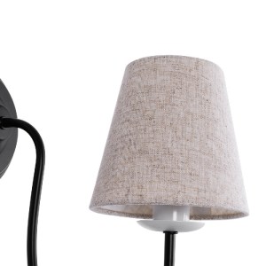 glo-01084-01084_8 GLOBOSTAR® DOVE 01084 VINTAGE ΕΠΙΤΟΙΧΙΟ ΦΩΤΙΣΤΙΚΟ ΑΠΛΙΚΑ ΜΟΝΟΦΩΤΟ 1 X E14 IP20 ΜΑΥΡΟ & ΛΕΥ