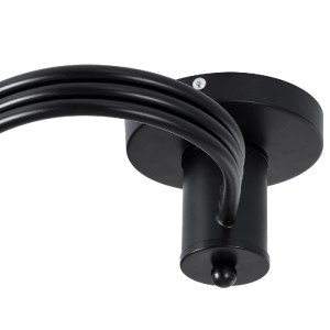 glo-01089-01089_7 GLOBOSTAR® SELINA 01089 ΜΟΝΤΕΡΝΟ ΦΩΤΙΣΤΙΚΟ ΟΡΟΦΗΣ ΜΠΑΛΑ ΤΡΙΦΩΤΟ 3 X E27 IP20 ΜΑΥΡΟ ΜΕΤΑΛΛΟ