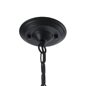 glo-01092-01092_10 GLOBOSTAR® LIMI 01092 VINTAGE ΚΡΕΜΑΣΤΟ ΦΩΤΙΣΤΙΚΟ ΚΑΠΕΛΟ ΠΟΛΥΦΩΤΟ 6 X E14 IP20 ΜΑΥΡΟ & ΧΡΥΣ