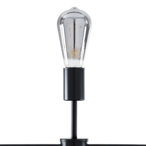 glo-01098-01098_8 GLOBOSTAR® FERUM 01098 ΜΟΝΤΕΡΝΟ ΦΩΤΙΣΤΙΚΟ ΟΡΟΦΗΣ ΡΑΓΑ ΠΟΛΥΦΩΤΟ 11 X E27 IP20 ΜΑΥΡΟ ΜΕΤΑΛΛΟ