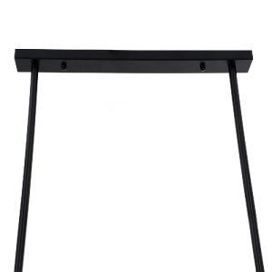 glo-01098-01098_9 GLOBOSTAR® FERUM 01098 ΜΟΝΤΕΡΝΟ ΦΩΤΙΣΤΙΚΟ ΟΡΟΦΗΣ ΡΑΓΑ ΠΟΛΥΦΩΤΟ 11 X E27 IP20 ΜΑΥΡΟ ΜΕΤΑΛΛΟ