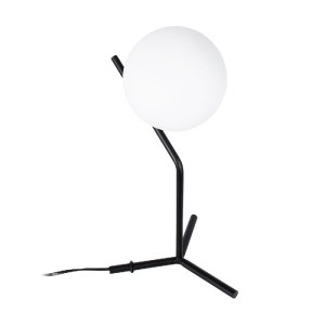 glo-01100-0c83c4_01100_0 GLOBOSTAR® ELFIS 01100 ΜΟΝΤΕΡΝΟ ΕΠΙΤΡΑΠΕΖΙΟ ΦΩΤΙΣΤΙΚΟ ΠΟΡΤΑΤΙΦ ΜΟΝΟΦΩΤΟ 1 X E27 ΛΕΥΚΗ ΓΥΑΛ