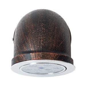 glo-01104-01104_7 GLOBOSTAR® ANTHY 01104 ΦΩΤΙΣΤΙΚΟ ΤΟΙΧΟΥ - ΑΠΛΙΚΑ LED ΧΑΛΚΙΝΟ AC 220-240V IP44 - Μ15.2 X Π1