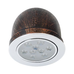 glo-01104-01104_8 GLOBOSTAR® ANTHY 01104 ΦΩΤΙΣΤΙΚΟ ΤΟΙΧΟΥ - ΑΠΛΙΚΑ LED ΧΑΛΚΙΝΟ AC 220-240V IP44 - Μ15.2 X Π1