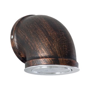 glo-01104-c581b4_01104_0 GLOBOSTAR® ANTHY 01104 ΦΩΤΙΣΤΙΚΟ ΤΟΙΧΟΥ - ΑΠΛΙΚΑ LED ΧΑΛΚΙΝΟ AC 220-240V IP44 - Μ15.2 X Π1