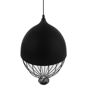 glo-01107-01107_5 GLOBOSTAR® CANARIO 01107 VINTAGE ΚΡΕΜΑΣΤΟ ΦΩΤΙΣΤΙΚΟ ΠΛΕΓΜΑ ΜΟΝΟΦΩΤΟ 1 X E27 IP20 ΜΑΥΡΟ ΜΕΤ