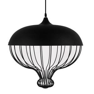 glo-01108-01108_0 GLOBOSTAR® SOBRINO 01108 VINTAGE ΚΡΕΜΑΣΤΟ ΦΩΤΙΣΤΙΚΟ ΠΛΕΓΜΑ ΜΟΝΟΦΩΤΟ 1 X E27 IP20 ΜΑΥΡΟ ΜΕΤ