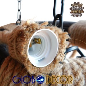 glo-01115-b5a827_01115_1 GLOBOSTAR® RUNNER 01115 VINTAGE ΚΡΕΜΑΣΤΟ ΦΩΤΙΣΤΙΚΟ ΑΝΑΡΤΗΣΗ ΠΟΛΥΦΩΤΟ 6 X E27 IP20 ΜΑΥΡΟ ΠΛ