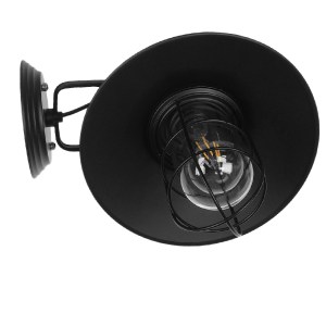 glo-01118-01118_4 GLOBOSTAR® CELL 01118 VINTAGE ΕΠΙΤΟΙΧΙΟ ΦΩΤΙΣΤΙΚΟ ΑΠΛΙΚΑ ΜΟΝΟΦΩΤΟ 1 X E27 IP20 ΜΑΥΡΟ ΜΕΤΑΛ