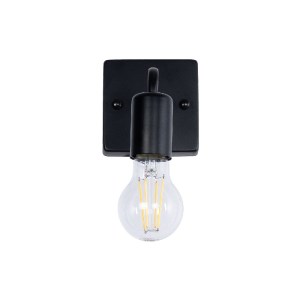 glo-01119-01119_4 GLOBOSTAR® MISSAM 01119 VINTAGE ΕΠΙΤΟΙΧΙΟ ΦΩΤΙΣΤΙΚΟ ΑΠΛΙΚΑ ΜΟΝΟΦΩΤΟ 1 X E27 IP20 ΜΑΥΡΟ ΜΕΤ