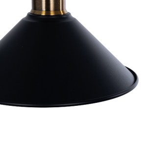 glo-01120-01120_6 GLOBOSTAR® MAGEOR 01120 VINTAGE ΕΠΙΤΟΙΧΙΟ ΦΩΤΙΣΤΙΚΟ ΑΠΛΙΚΑ ΜΟΝΟΦΩΤΟ 1 X E27 IP20 ΜΑΥΡΟ & Χ