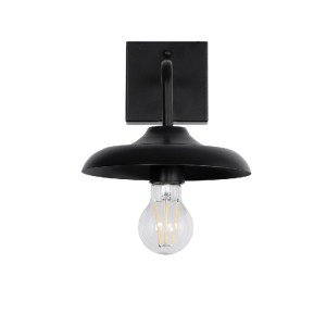 glo-01122-01122_4 GLOBOSTAR® PHIA 01122 VINTAGE ΕΠΙΤΟΙΧΙΟ ΦΩΤΙΣΤΙΚΟ ΑΠΛΙΚΑ ΜΟΝΟΦΩΤΟ 1 X E27 IP20 ΜΑΥΡΟ ΜΕΤΑΛ