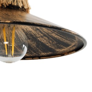 glo-01125-01125_6 GLOBOSTAR® ROBLY 01125 VINTAGE ΕΠΙΤΟΙΧΙΟ ΦΩΤΙΣΤΙΚΟ ΑΠΛΙΚΑ ΜΟΝΟΦΩΤΟ 1 X E27 IP20 ΧΑΛΚΙΝΟ ΜΕ