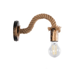 glo-01126-01126_05 GLOBOSTAR® SADON 01126 VINTAGE ΕΠΙΤΟΙΧΙΟ ΦΩΤΙΣΤΙΚΟ ΑΠΛΙΚΑ ΜΟΝΟΦΩΤΟ 1 X E27 IP20 ΧΑΛΚΙΝΟ ΜΕ