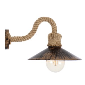 glo-01132-01132_3 GLOBOSTAR® BRASSO 01132 VINTAGE ΦΩΤΙΣΤΙΚΟ ΤΟΙΧΟΥ - ΑΠΛΙΚΑ ΜΕ ΝΤΟΥΙ 1 X E27 AC 220-240V IP2