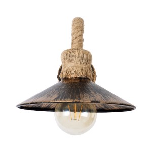 glo-01132-01132_4 GLOBOSTAR® BRASSO 01132 VINTAGE ΦΩΤΙΣΤΙΚΟ ΤΟΙΧΟΥ - ΑΠΛΙΚΑ ΜΕ ΝΤΟΥΙ 1 X E27 AC 220-240V IP2