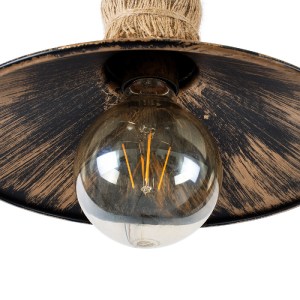glo-01132-01132_5 GLOBOSTAR® BRASSO 01132 VINTAGE ΦΩΤΙΣΤΙΚΟ ΤΟΙΧΟΥ - ΑΠΛΙΚΑ ΜΕ ΝΤΟΥΙ 1 X E27 AC 220-240V IP2