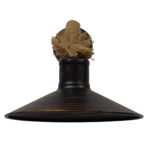 glo-01136-01136_2 GLOBOSTAR® CARVIA 01136 VINTAGE ΕΠΙΤΟΙΧΙΟ ΦΩΤΙΣΤΙΚΟ ΑΠΛΙΚΑ ΜΟΝΟΦΩΤΟ 1 X E27 IP20 ΧΑΛΚΙΝΟ Μ