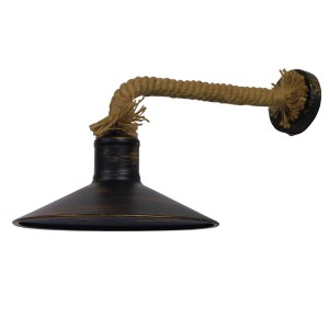 glo-01136-01136_4 GLOBOSTAR® CARVIA 01136 VINTAGE ΕΠΙΤΟΙΧΙΟ ΦΩΤΙΣΤΙΚΟ ΑΠΛΙΚΑ ΜΟΝΟΦΩΤΟ 1 X E27 IP20 ΧΑΛΚΙΝΟ Μ