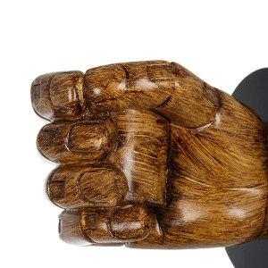 glo-01138-01138_5 GLOBOSTAR® FIST 01138 ΜΟΝΤΕΡΝΟ ΕΠΙΤΟΙΧΙΟ ΦΩΤΙΣΤΙΚΟ ΑΠΛΙΚΑ ΜΟΝΟΦΩΤΟ 1 X E27 IP20 ΚΑΦΕ ΓΥΨΟ - Μ15 X Π12 X Υ12CM