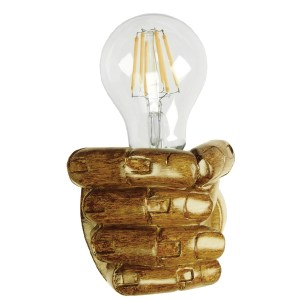 glo-01138-01183_5 GLOBOSTAR® FIST 01138 ΜΟΝΤΕΡΝΟ ΕΠΙΤΟΙΧΙΟ ΦΩΤΙΣΤΙΚΟ ΑΠΛΙΚΑ ΜΟΝΟΦΩΤΟ 1 X E27 IP20 ΚΑΦΕ ΓΥΨΟ 