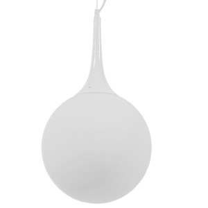 glo-01143-01143_002 GLOBOSTAR® SPHERE 01143 ΜΟΝΤΕΡΝΟ ΚΡΕΜΑΣΤΟ ΦΩΤΙΣΤΙΚΟ ΜΠΑΛΑ ΜΟΝΟΦΩΤΟ 1 X E27 IP20 ΛΕΥΚΟ ΓΥΑΛ