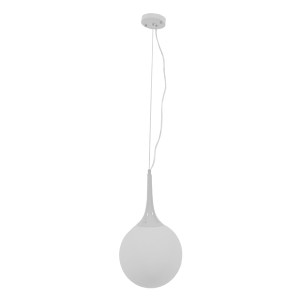 glo-01143-01143_2 GLOBOSTAR® SPHERE 01143 ΜΟΝΤΕΡΝΟ ΚΡΕΜΑΣΤΟ ΦΩΤΙΣΤΙΚΟ ΜΠΑΛΑ ΜΟΝΟΦΩΤΟ 1 X E27 IP20 ΛΕΥΚΟ ΓΥΑΛ