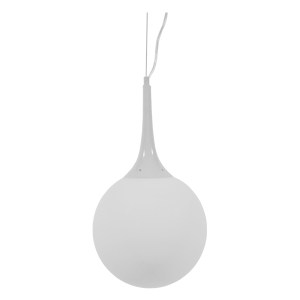 glo-01143-01143_4 GLOBOSTAR® SPHERE 01143 ΜΟΝΤΕΡΝΟ ΚΡΕΜΑΣΤΟ ΦΩΤΙΣΤΙΚΟ ΜΠΑΛΑ ΜΟΝΟΦΩΤΟ 1 X E27 IP20 ΛΕΥΚΟ ΓΥΑΛ