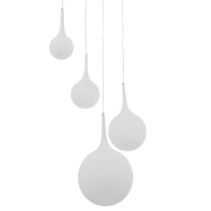 glo-01144-01144_002 GLOBOSTAR® DORI 01144 ΜΟΝΤΕΡΝΟ ΚΡΕΜΑΣΤΟ ΦΩΤΙΣΤΙΚΟ ΜΠΑΛΑ ΠΟΛΥΦΩΤΟ 4 X E27 IP20 ΛΕΥΚΟ ΓΥΑΛΙ 